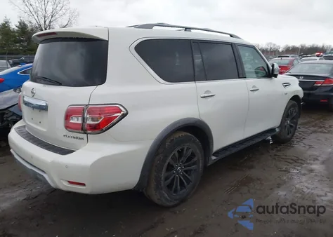 2017 Nissan Armada Platinum z USA, uszkodzony, nr VIN JN8AY2NE8H9707419